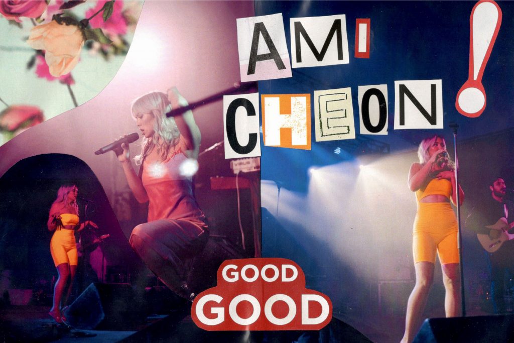 A collage of Ami Cheon's live performances.