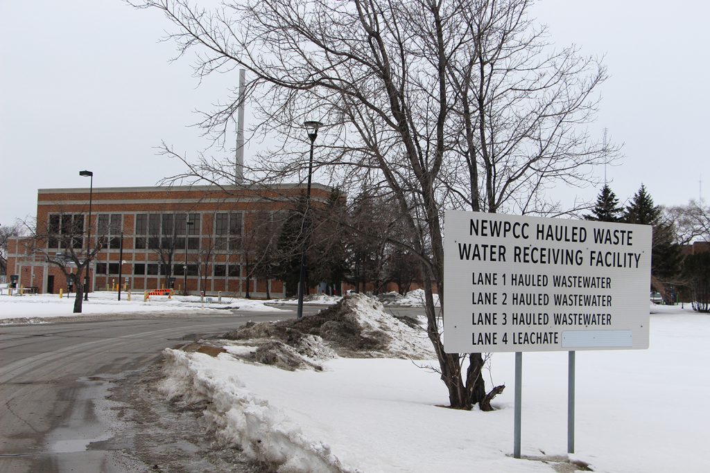Winnipeg's North End Sewage Treatment Plant.