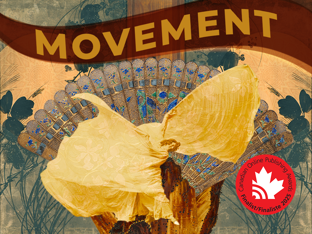 Movement collage with a COPA finalist seal