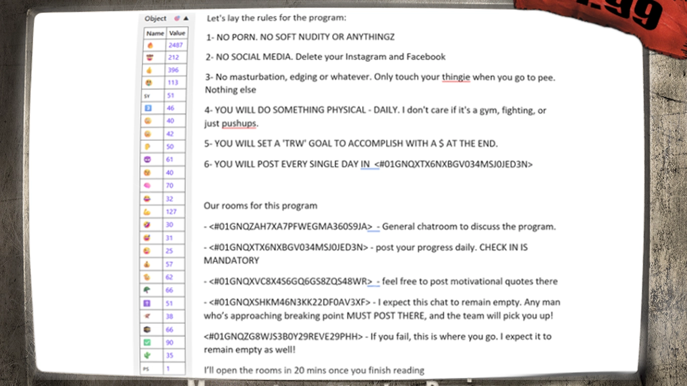 A graphic illustrating reactions to a challenge is visible, showing 2487 flame emojis at the top.