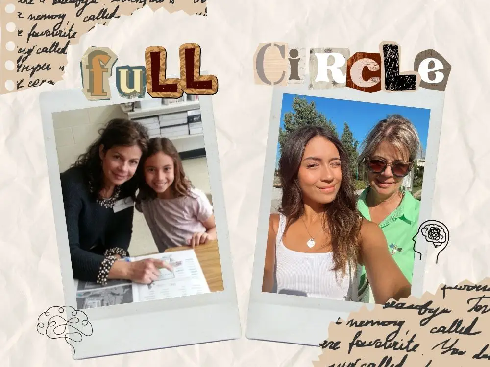 Polaroid photos of Marcia and Gabby